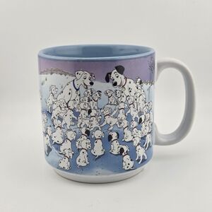 Vintage 90s Disney 101 Dalmations Cruella De Vil Ceramic Mug